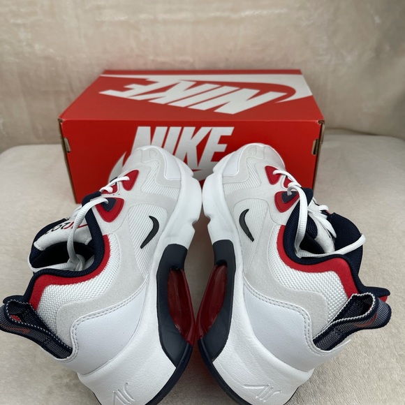Nike Air Max 200 Summit White Obsidian Blue Red - Picture 5 of 6